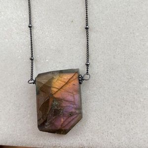 Labradorite & Sterling Silver Artisan Necklace